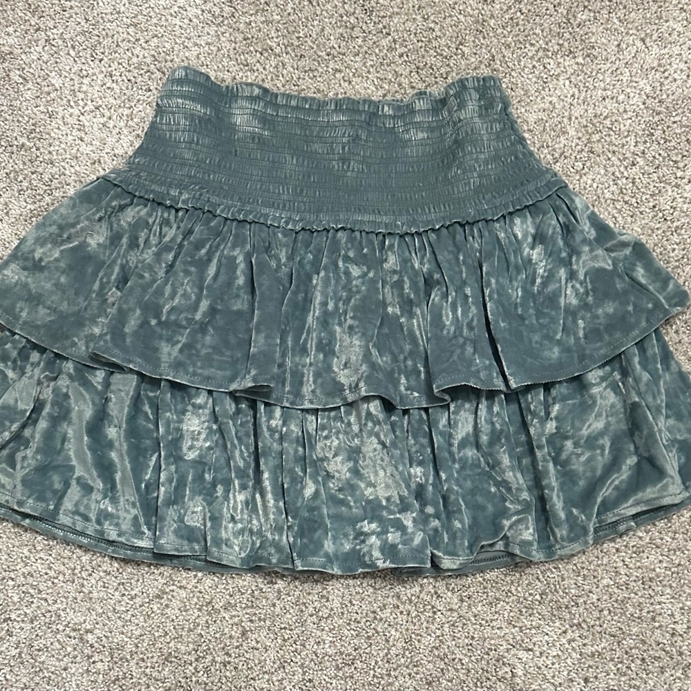 Aerie Crushed Velvet Skirt
